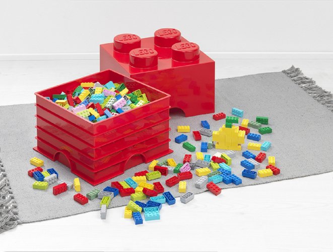 LEGO® Boîte de rangement 4 - rouge