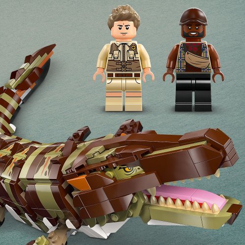 LEGO® Jurassic World 76974 L’attacco del Mosasauro in mattoncini