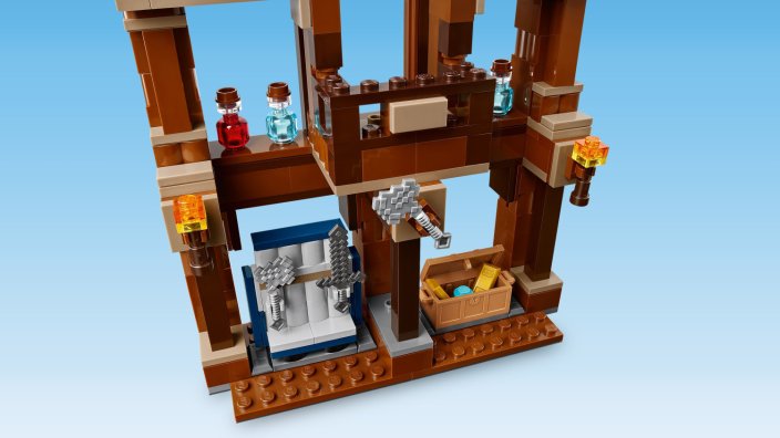 LEGO® Minecraft® 21272 Küzdőtér az erdei háznál