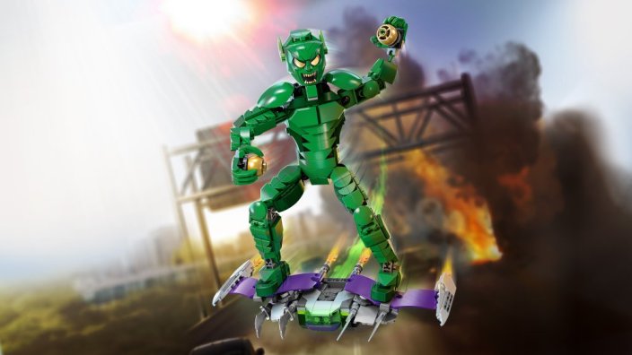 LEGO® Marvel 76284 Figurine du Bouffon Vert à construire