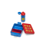 LEGO® ICONIC Classic snack set (bouteille et boite) - rouge/bleu