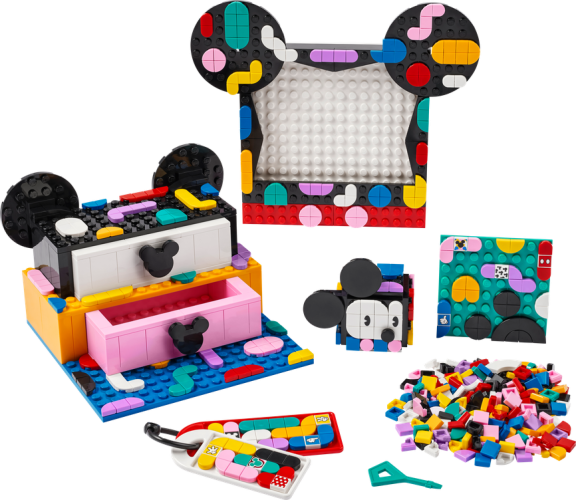 LEGO® DOTS 41964 Boîte créative La rentrée Mickey Mouse et Minnie Mouse
