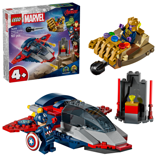 LEGO® | Marvel 76319 Amerika Kapitány vs. Thanos
