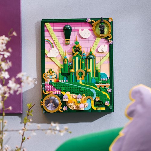 LEGO® Wicked 75685 Emerald City Wandkunst