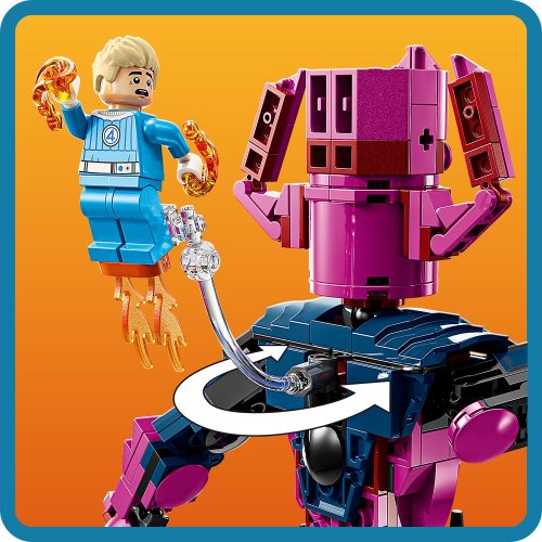 LEGO Marvel 76316 Fantastická čtyřka vs. sestavitelná figurka Galactuse