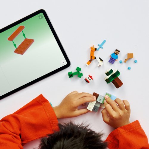 LEGO® Minecraft 21583 Les aventures de Steve dans la taïga