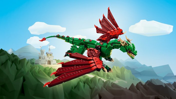 LEGO® Creator 3-in-1 31161 Grüner Drache