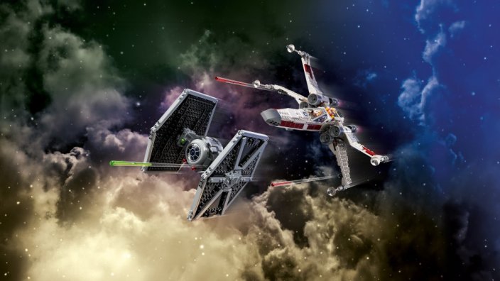 LEGO® Star Wars™ 75393 Combinação de TIE Fighter e X-Wing
