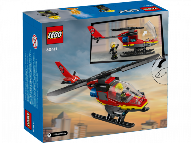 LEGO® City 60411 Hasičský záchranný vrtuľník