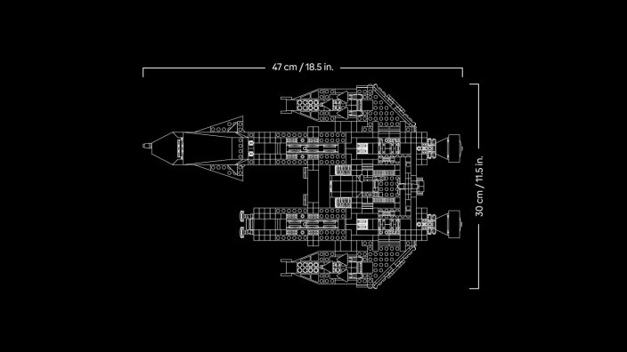 LEGO® Icons 10355 Le Blacktron Renegade
